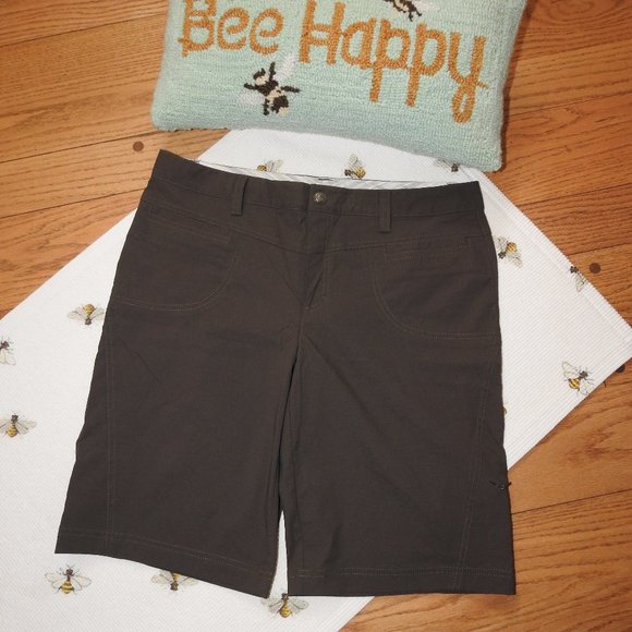 Athleta Womens Brown Shorts sz 14, great condition...C2/24 - Picture 1 of 7
